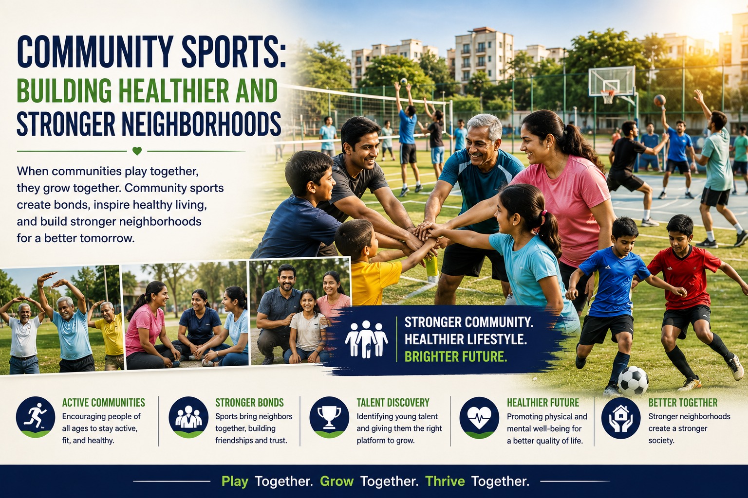 Community Sports: Building Healthier and Stronger Neighborhoods.
