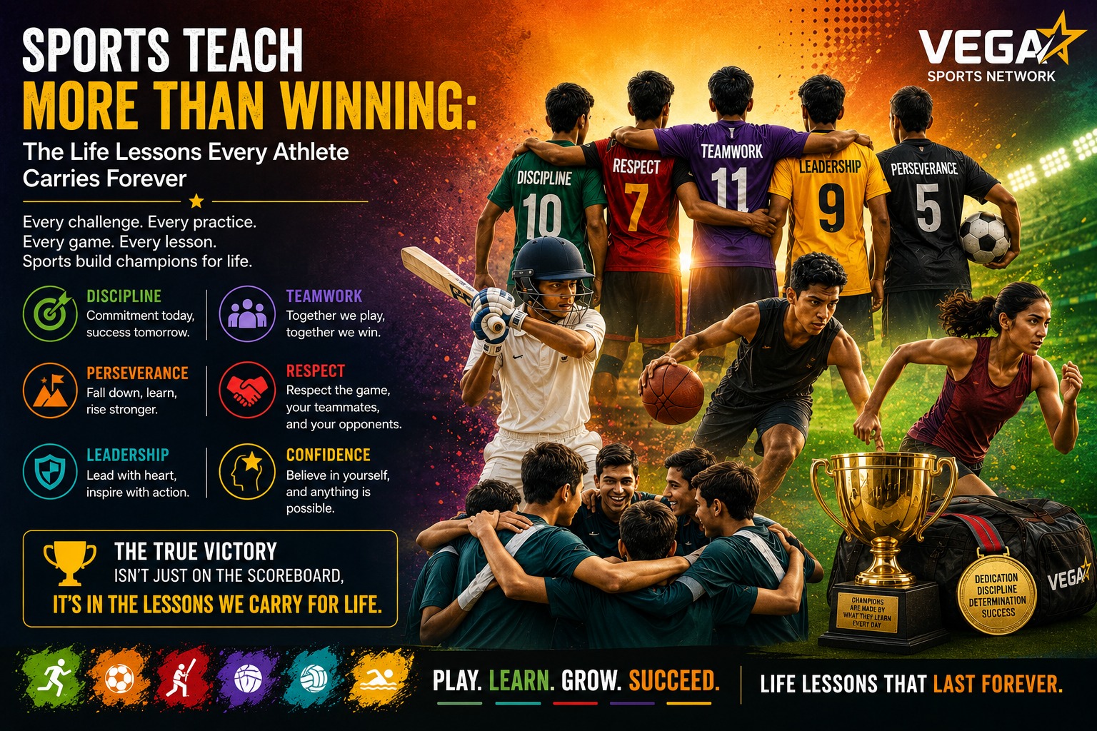 Sports Teach More Than Winning: The Life Lessons Every Athlete Carries Forever